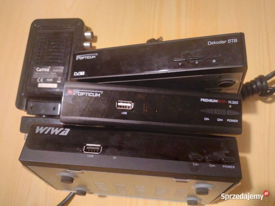 Tunery Dekodery DVBT TV Naziemna małopolskie Kraków