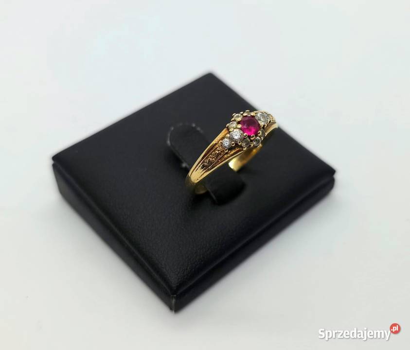 Złoty pierścionek próby 585 284g Rozmiar 19