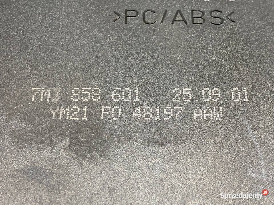 UCHWYT NA NAPOJE VW SHARAN 7M3858601 9510