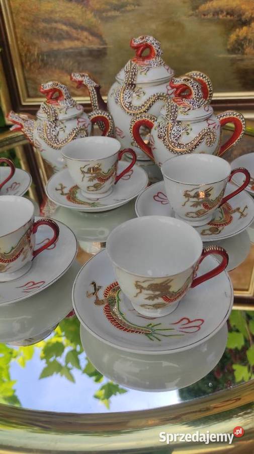 PRAWDZIWY UNIKAT SATSUMA JAPONIA NIPPON 1920 Porcelana i szkło Pabianice