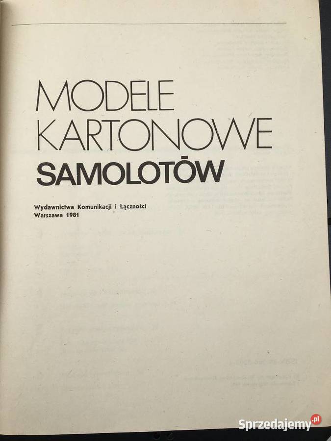 Modele kartonowe Zielonka