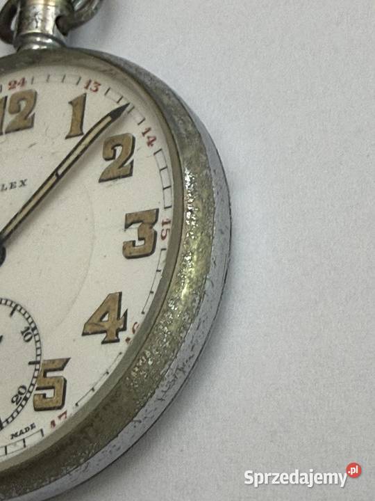 Zabytkowy zegarek kieszonkowy Rolex styl Wagowo