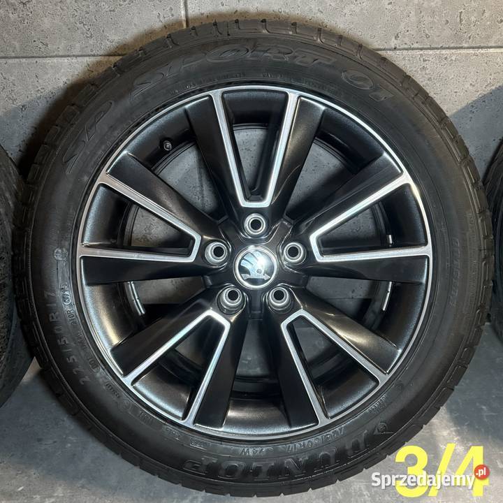 17 Skoda Yeti Octavia oryginał felgi koła Koła Lubasz