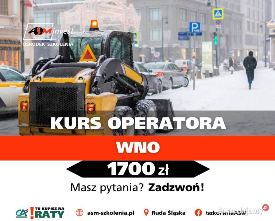 Kurs WNO wielozadaniowe nośniki Bobcat Mecalac Ruda Śląska