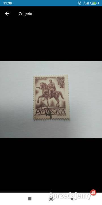 Znaczek 1956 Filatelistyka Bolesławiec