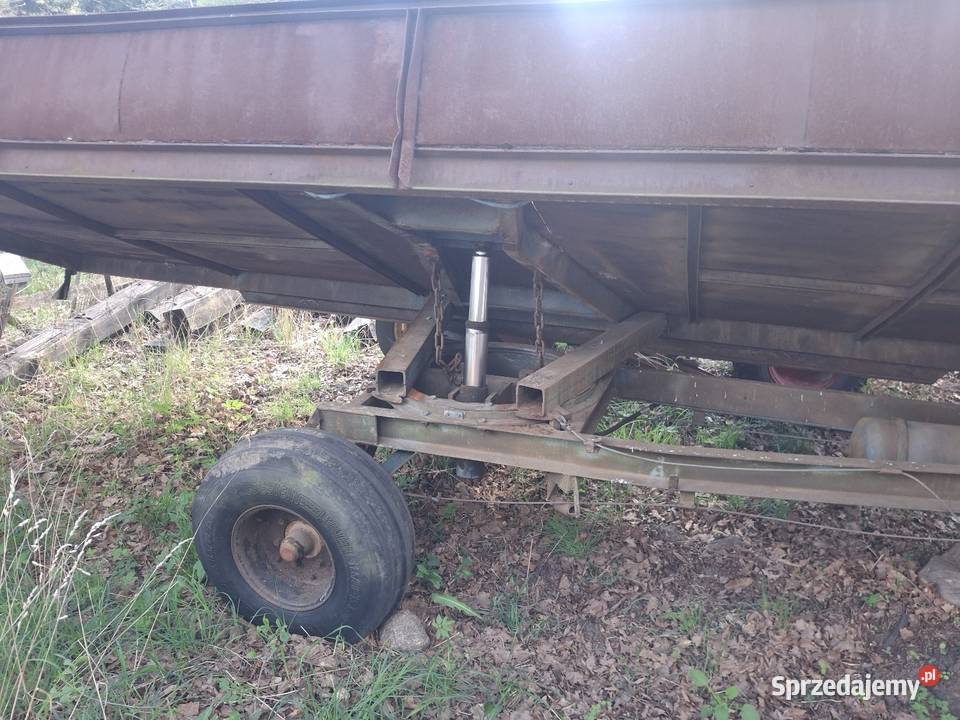 Przyczepa sadownicza wywrotka na obrotnicy 55mx
