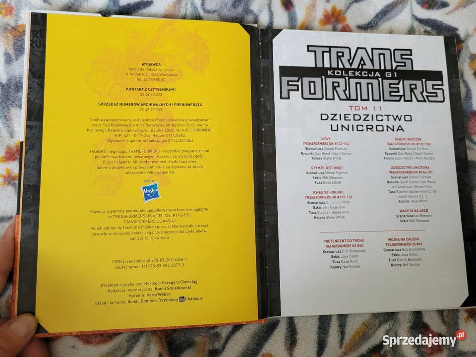 Transformers kolekcja G1 tom 11