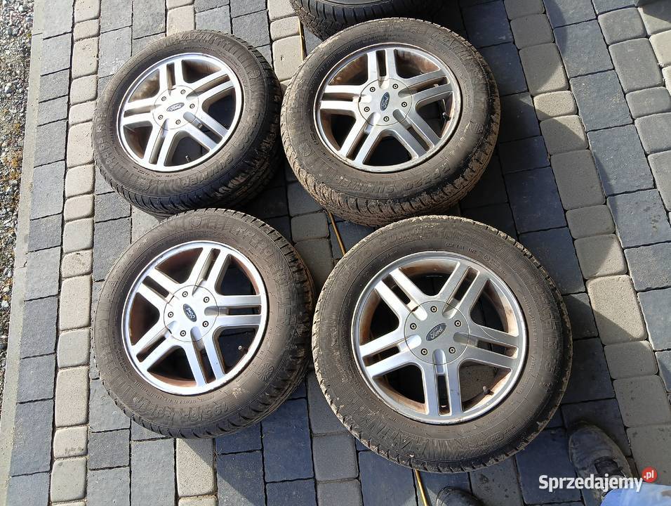 Sprzedam alufelgi 15 z oponami do ford 4x108 Wiewiórów sprzedam