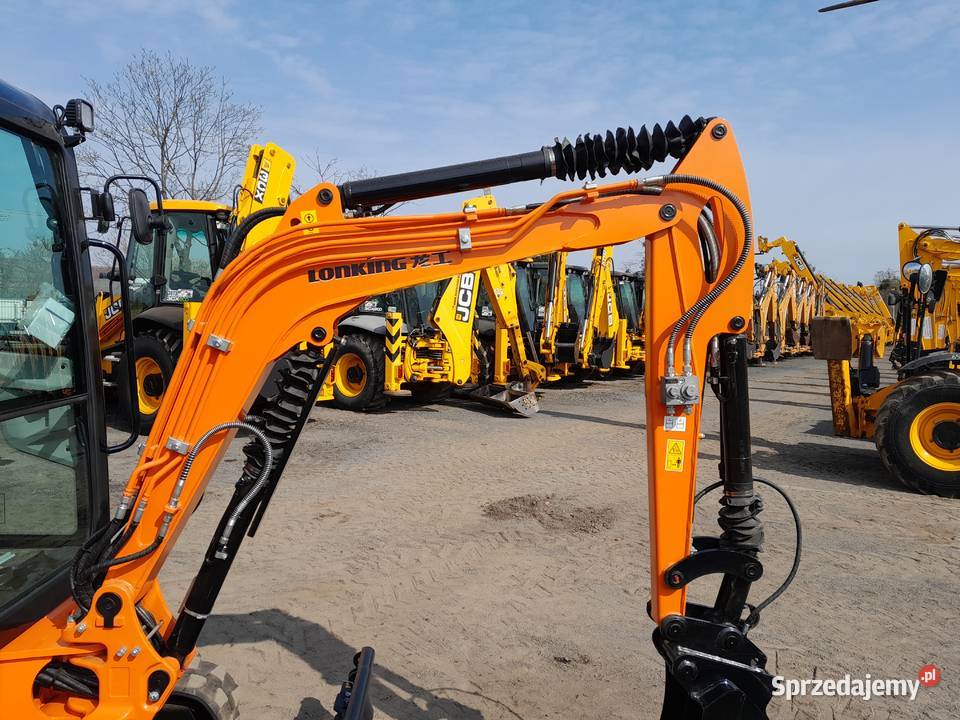 NOWA KOPARKA GĄSIENICOWA 2 TONY LONKING JCB sprzedam