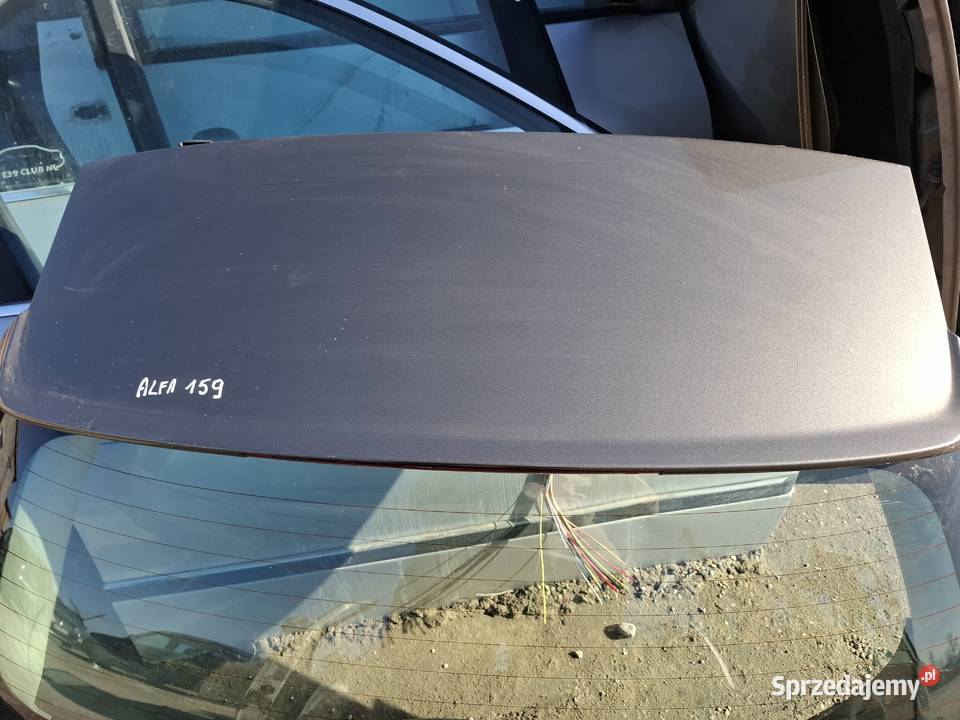 Klapa Tył Bagażnika Alfa Romeo 159 Kombi osobowe Wisznice sprzedam