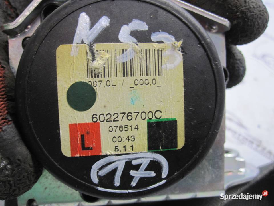 LAND ROVER DISCOVERY 08r pas bezpieczeństwa lewy Kielce