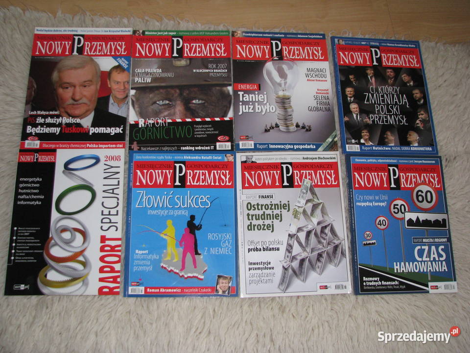 Magazyn gospodarczy Nowy Przemysł – miesięcznik 2008-2010