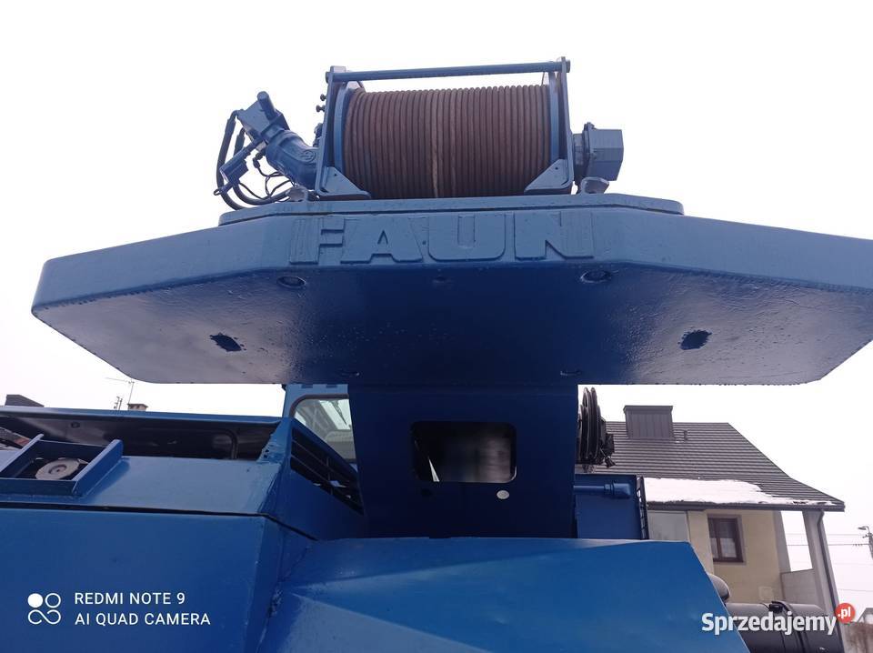 Żuraw mobilny FAUN RTF atf 302 30 ton Rok produkcji 1992 Dźwigi, podnośniki Kołbiel sprzedam