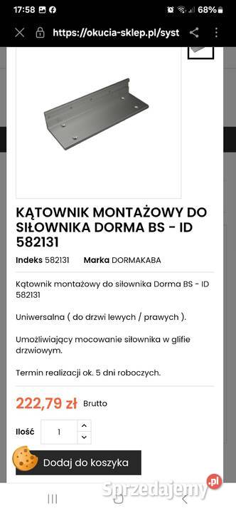 Siłownik do dzwi Gdańsk