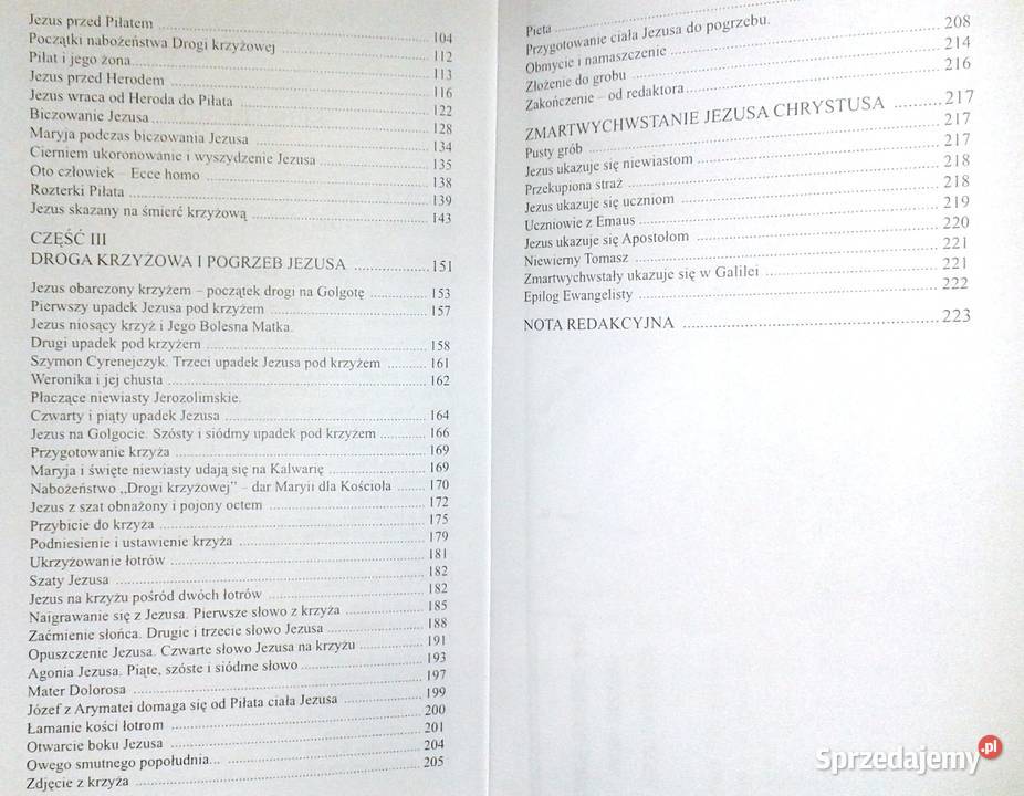 Pasja Anna Katarzyna Emmerich Chełm sprzedam