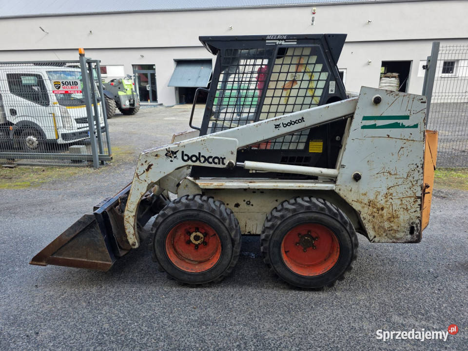 Miniładowarka Bobcat 643 łyżka i widły w dolnośląskie Owczary