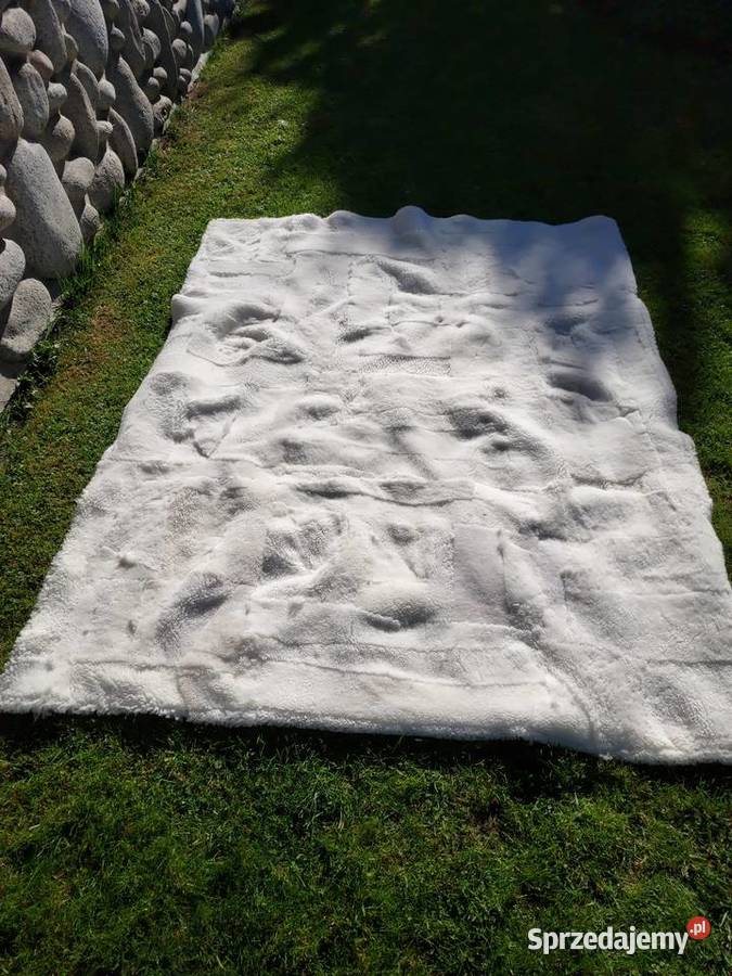 Narzuta Skóra Jagnięca Miękka Krótki Włos Dywan Szaflary