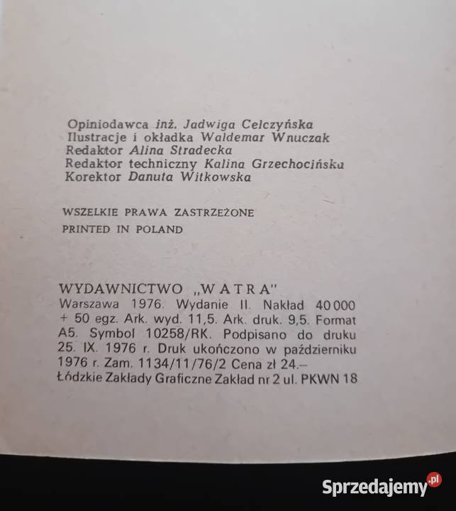 Jadwiga Kłossowska Kuchnia wszystkich Watra 1976