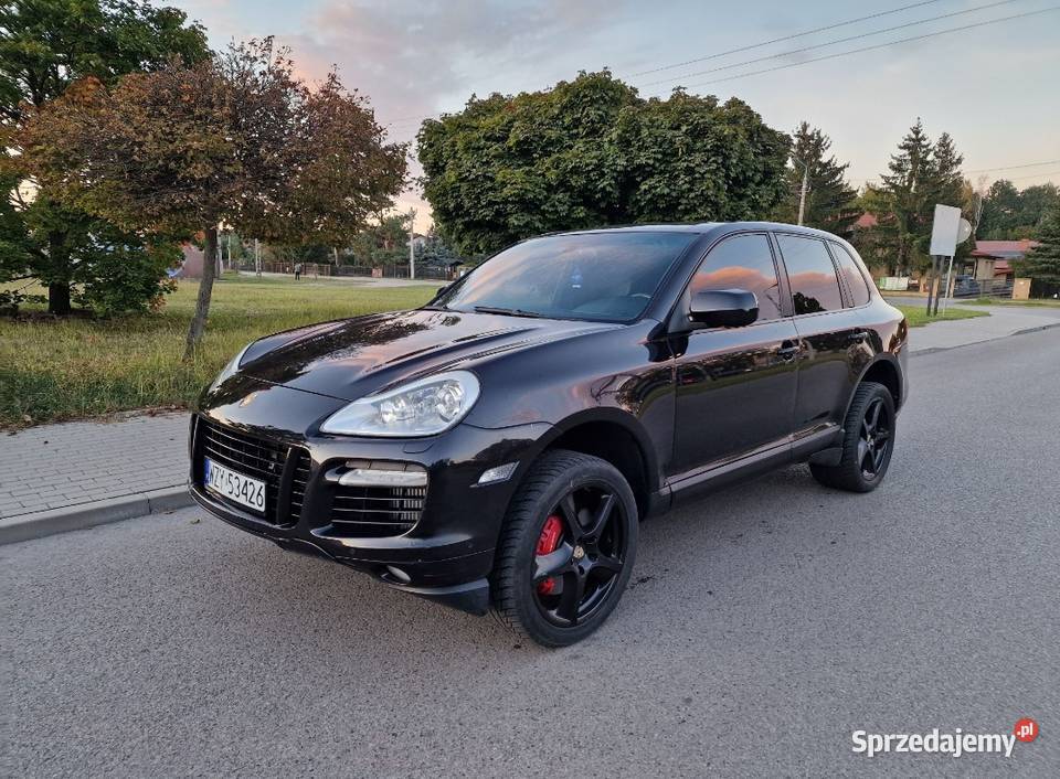 Porsche Cayenne Turbo 48 V8 500 2008RLIFTSALON welurowa tapicerka Cayenne Żyrardów
