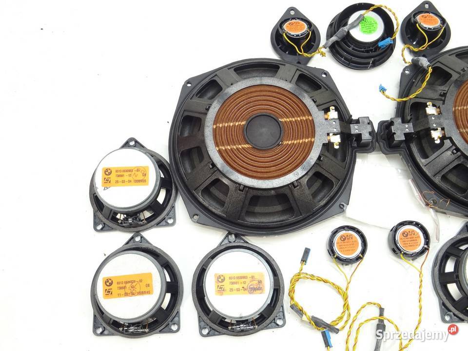 GŁOŚNIKI KOMPLET BMW E60 Kombi 0310 AUDIO ZESTAW