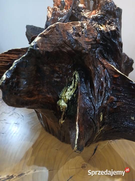 Lampa z dębowego korzenia Skawina sprzedam