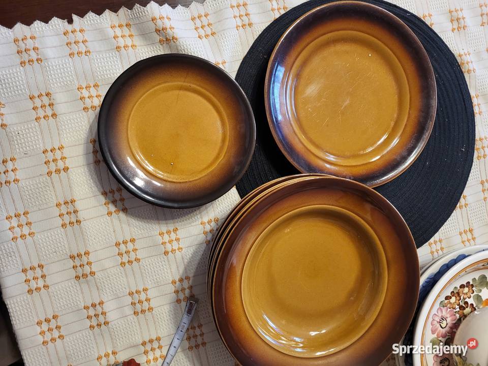 Porcelanowe talerze Tułowice łódzkie Łódź sprzedam