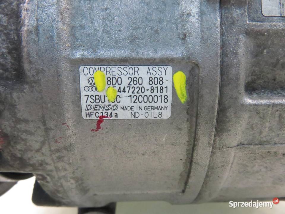 KOMPRESOR KLIMATYZACJI VW PASSAT B5 FL 19 TDI osobowe Kompresory klimatyzacji małopolskie