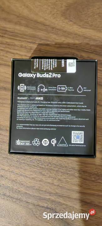 Słuchawki bezprzewodowe Galaxy Buds2 Pro Warszawa