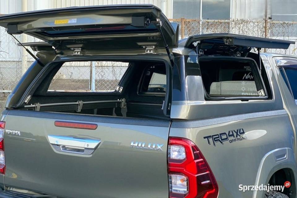 abudowa paki Hardtop Toyota Hilux 2015boki Szyby warmińsko-mazurskie Pasłęk