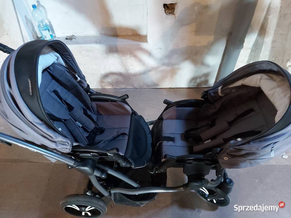 Wózek bliźniaczy 3w1 Bebetto 42 podwójny