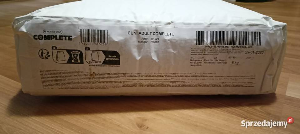 Verselelaga Cuni Adult Complete 8 Pokarm
