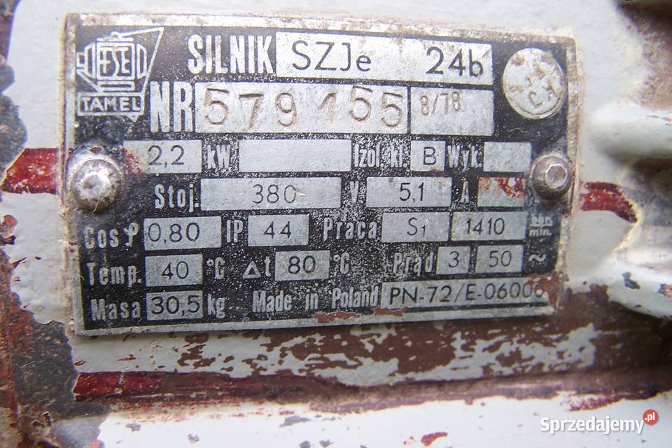 silnik elektryczny 22 kw 1410obrmm Malawa sprzedam