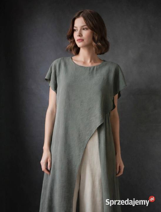 Stylowy zestaw ze spodniami na lato wakacje MXL Rozmiar uniwersalny Oława