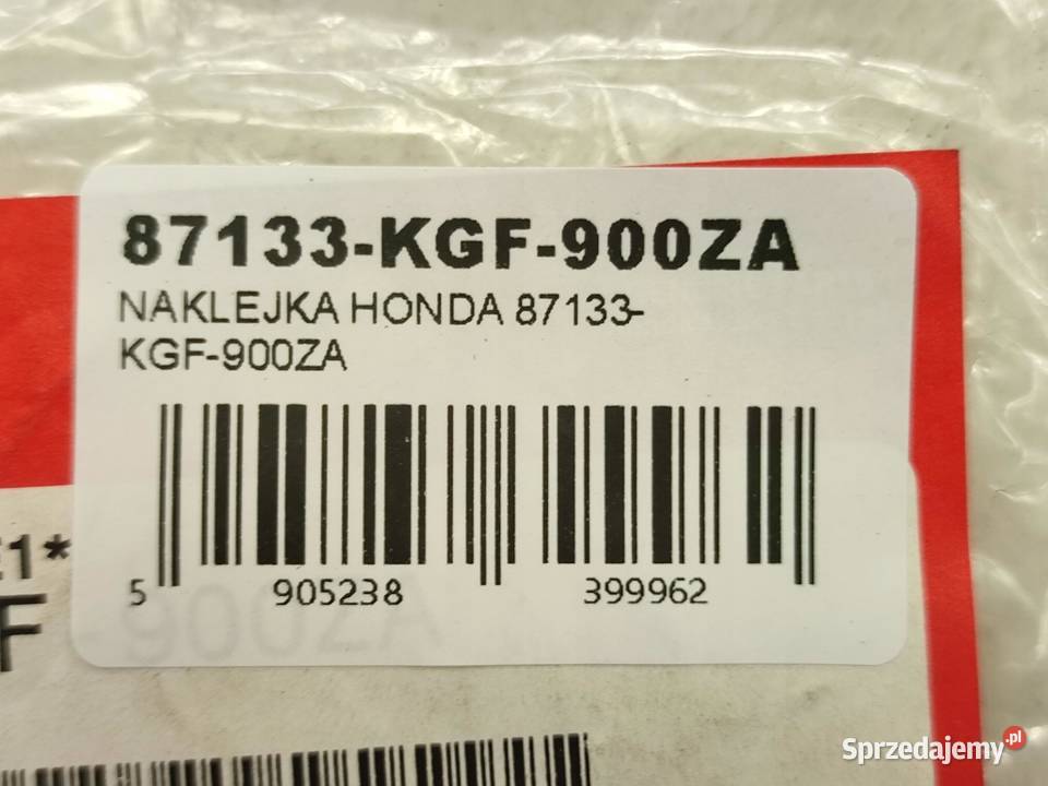 NAKLEJKA LEWY BOCZEK HONDA NES150Y 150 2000 Tapicerki samochodowe