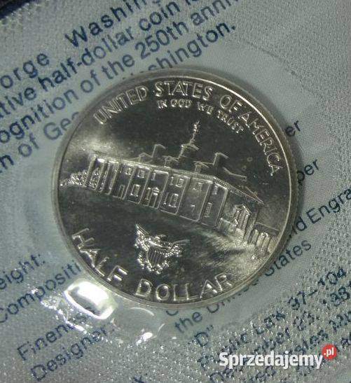 1982D Nieobwodowy George Washington Silver Warszawa