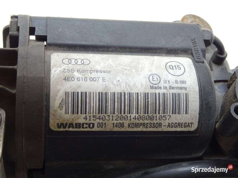 KOMPRESOR SPRĘŻARKA ZAWIESZENIA S8D3 52B V10 Kompresory klimatyzacji sprzedam