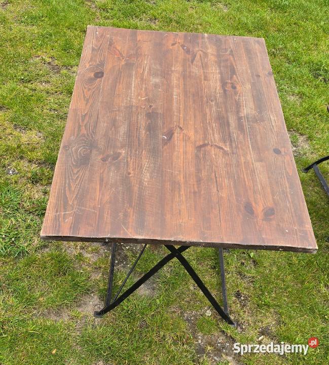 Zestaw mebli ogrodowych Stół 2 ławki do ogródka zachodniopomorskie Mielno