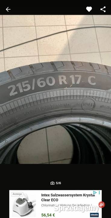 4x Continental Van Contact Eco in 21560R17C Niedźwiada