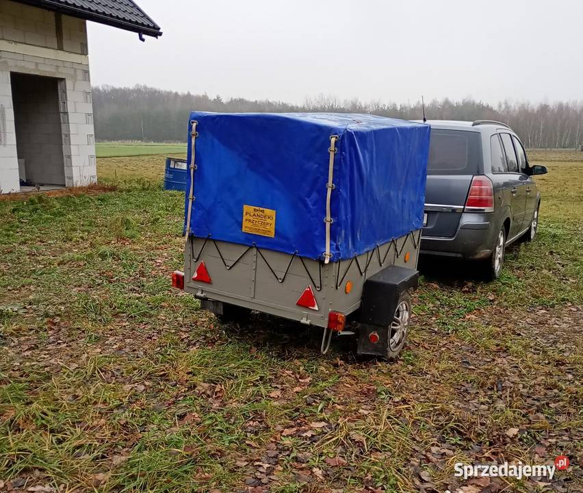 Przyczepka samochodowa sam z plandeką przyczepa Przyczepy i naczepy Szczucin