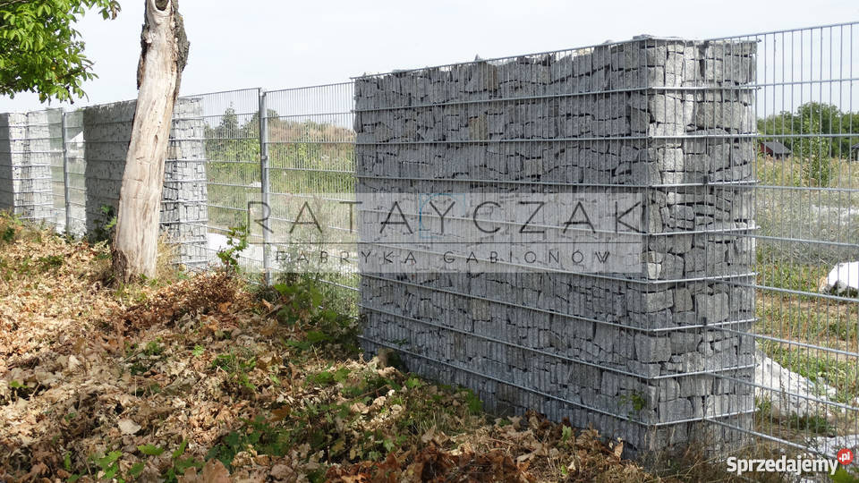 Ogrodzenie gabionowe gabiony gabion ogrodzenie