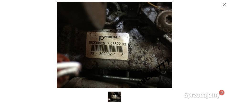 obudowa zaworu podstawa EGR 55230929 opel 13cdti osobowe dolnośląskie Jelcz-Laskowice