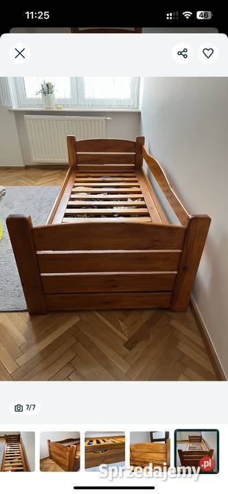 Łóżko drewniane 80x180 Działoszyce