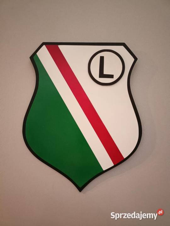 Herb na ścianie Legia Warszawa Wyposażenie wnętrz Starogard Gdański