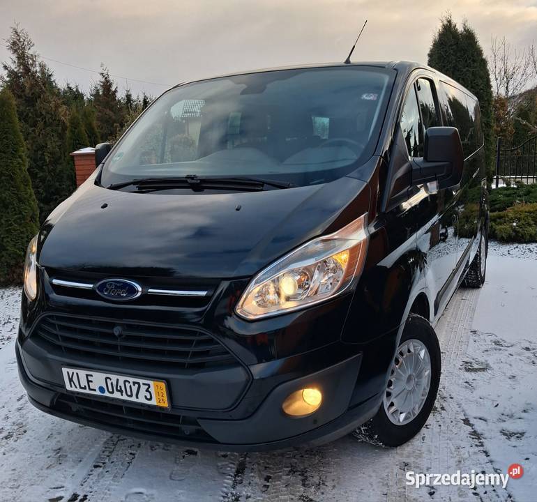 Piekny Transit Custom 9osobowy nieuszkodzony Zwoleń