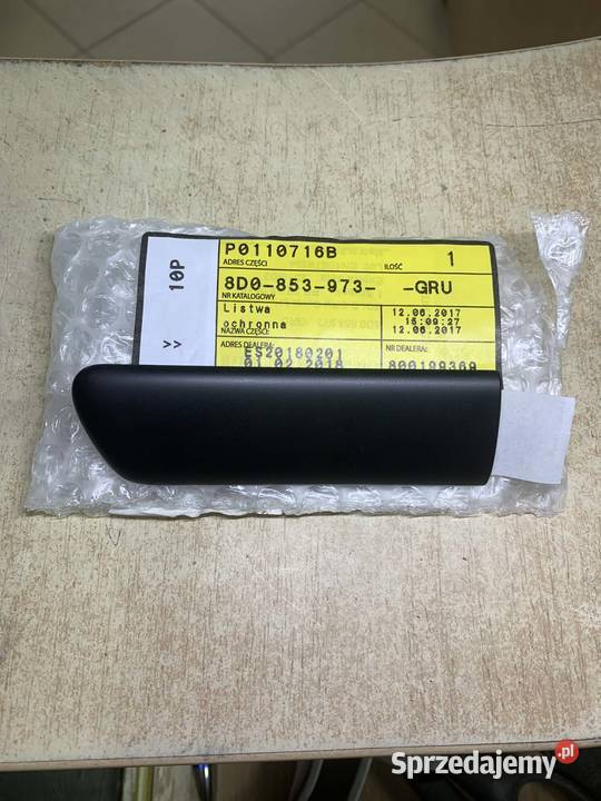 LISTWA BŁOTNIKA LEWY PRZÓD AUDI A4 B5 8D0853973 Starogard Gdański