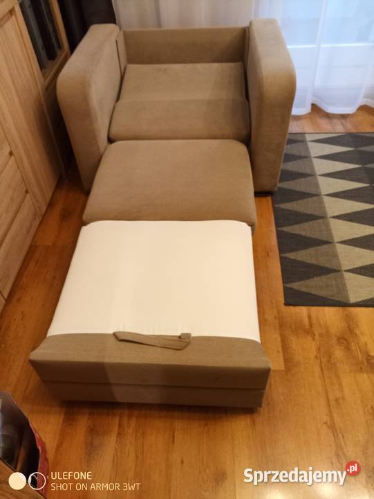 Fotel rozkładany z funkcją spania