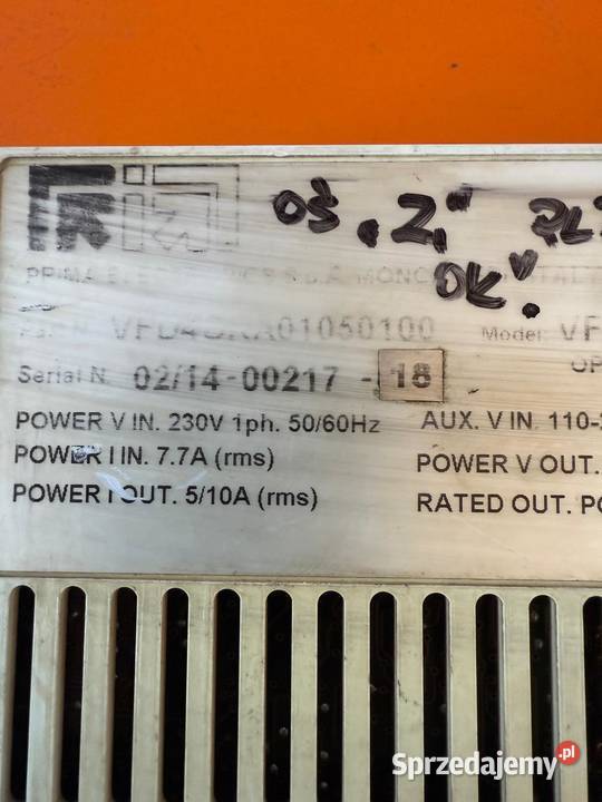 VFD4DRA01050100 DRIVE MODEL VFD300R05 WITH BRAKE Trzebnica