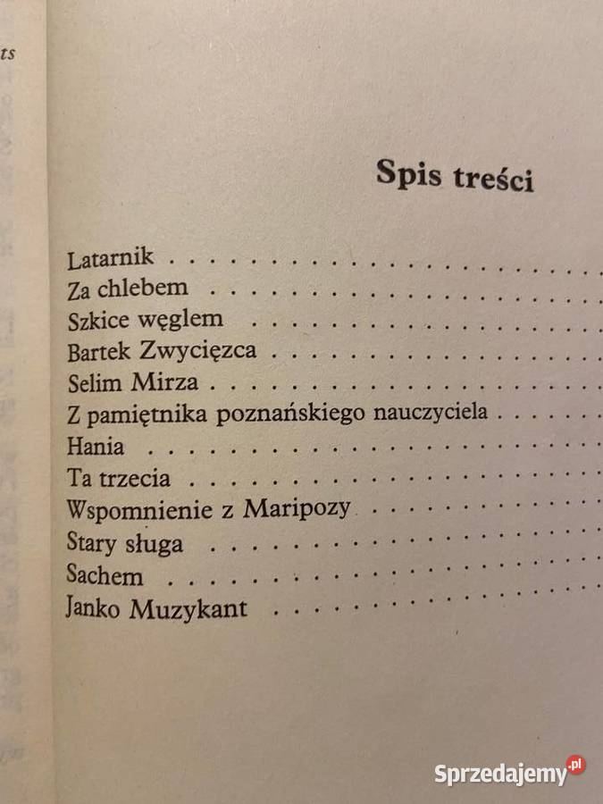 Henryk Sienkiewicz Nowele wybrane tytuły w zał Katowice sprzedam