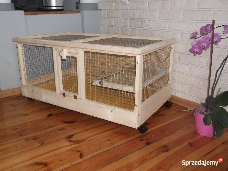 Klatka drewniana zagroda królika świnki morskiej sprzedam