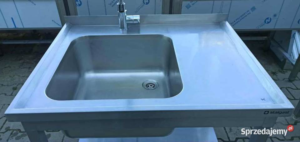 Zlew 1 Komorowy z Półką STALGAST 907085 S 1203O Ostrów Wielkopolski